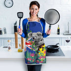Australia Day Koala Apron Aussie Aussie Aussie Oi Oi Oi Blue Color - Aussie Hoodie