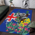 Australia Day Koala Area Rug Aussie Aussie Aussie Oi Oi Oi Blue Color - Aussie Hoodie