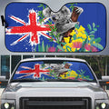 Australia Day Koala Auto Sun Shade Aussie Aussie Aussie Oi Oi Oi Blue Color - Aussie Hoodie