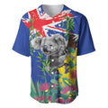 Australia Day Koala Baseball Jersey Aussie Aussie Aussie Oi Oi Oi Blue Color - Aussie Hoodie