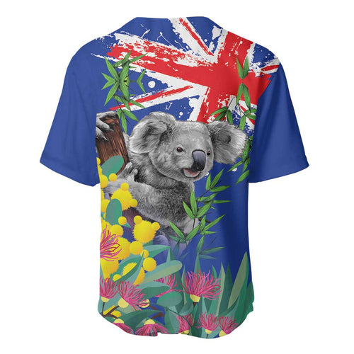 Australia Day Koala Baseball Jersey Aussie Aussie Aussie Oi Oi Oi Blue Color - Aussie Hoodie