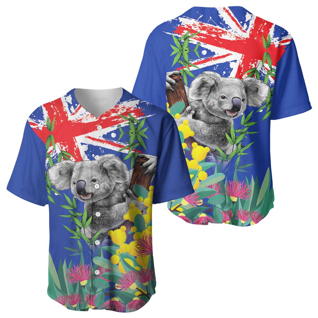 Australia Day Koala Baseball Jersey Aussie Aussie Aussie Oi Oi Oi Blue Color - Aussie Hoodie
