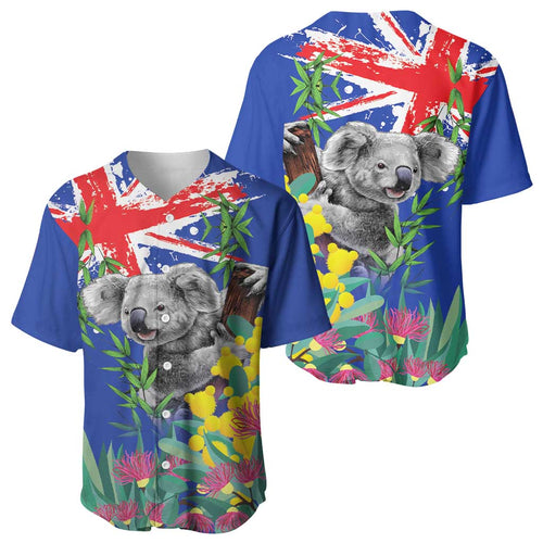 Australia Day Koala Baseball Jersey Aussie Aussie Aussie Oi Oi Oi Blue Color - Aussie Hoodie