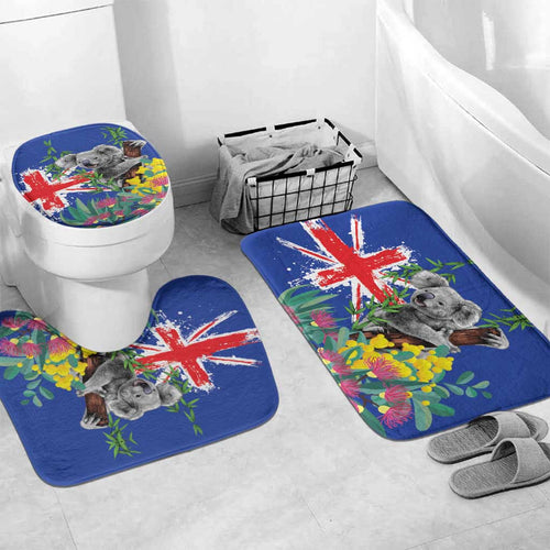 Australia Day Koala Bathroom Set Aussie Aussie Aussie Oi Oi Oi Blue Color - Aussie Hoodie