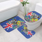 Australia Day Koala Bathroom Set Aussie Aussie Aussie Oi Oi Oi Blue Color - Aussie Hoodie