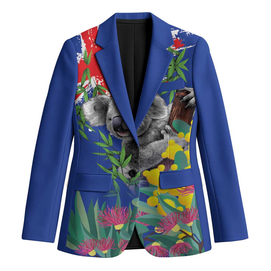 Australia Day Koala Blazer Aussie Aussie Aussie Oi Oi Oi Blue Color - Aussie Hoodie