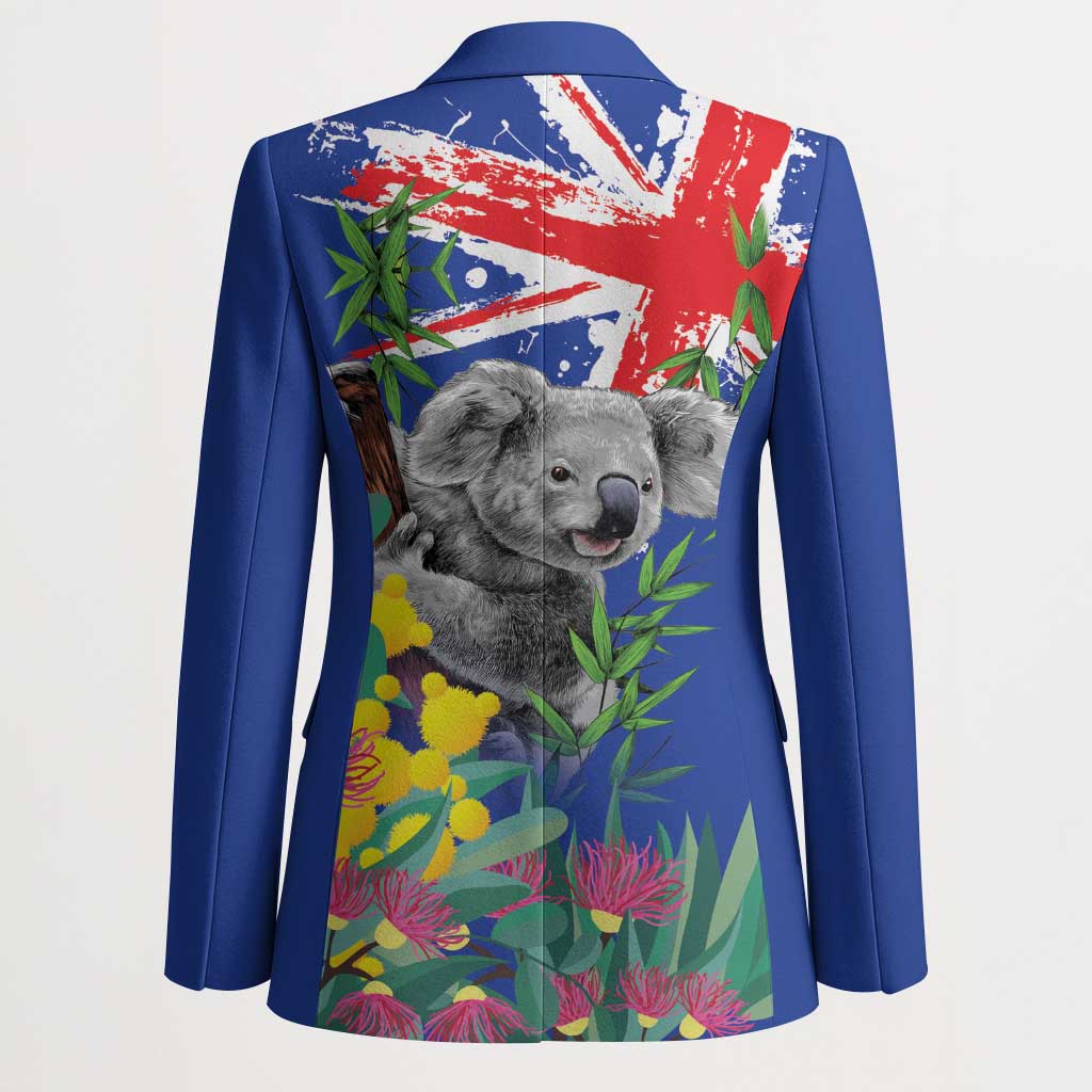 Australia Day Koala Blazer Aussie Aussie Aussie Oi Oi Oi Blue Color - Aussie Hoodie