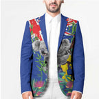 Australia Day Koala Blazer Aussie Aussie Aussie Oi Oi Oi Blue Color - Aussie Hoodie