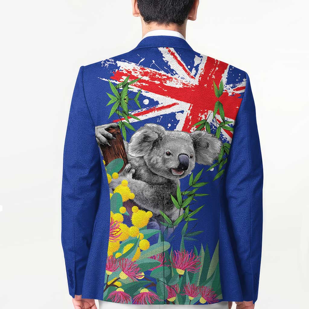 Australia Day Koala Blazer Aussie Aussie Aussie Oi Oi Oi Blue Color - Aussie Hoodie