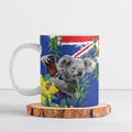 Australia Day Koala Ceramic Mug Aussie Aussie Aussie Oi Oi Oi Blue Color - Aussie Hoodie