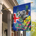 Australia Day Koala Garden Flag Aussie Aussie Aussie Oi Oi Oi Blue Color - Aussie Hoodie