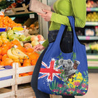 Australia Day Koala Grocery Bag Aussie Aussie Aussie Oi Oi Oi Blue Color - Aussie Hoodie