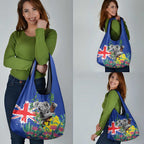 Australia Day Koala Grocery Bag Aussie Aussie Aussie Oi Oi Oi Blue Color - Aussie Hoodie
