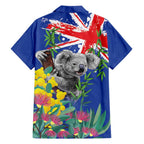 Australia Day Koala Hawaiian Shirt Aussie Aussie Aussie Oi Oi Oi Blue Color - Aussie Hoodie