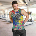 Australia Day Koala Men Tank Top Aussie Aussie Aussie Oi Oi Oi Blue Color - Aussie Hoodie