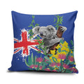 Australia Day Koala Pillow Cover Aussie Aussie Aussie Oi Oi Oi Blue Color - Aussie Hoodie