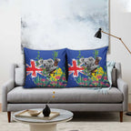 Australia Day Koala Pillow Cover Aussie Aussie Aussie Oi Oi Oi Blue Color - Aussie Hoodie