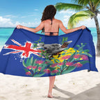 Australia Day Koala Sarong Aussie Aussie Aussie Oi Oi Oi Blue Color - Aussie Hoodie