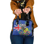 Australia Day Koala Shoulder Handbag Aussie Aussie Aussie Oi Oi Oi Blue Color - Aussie Hoodie