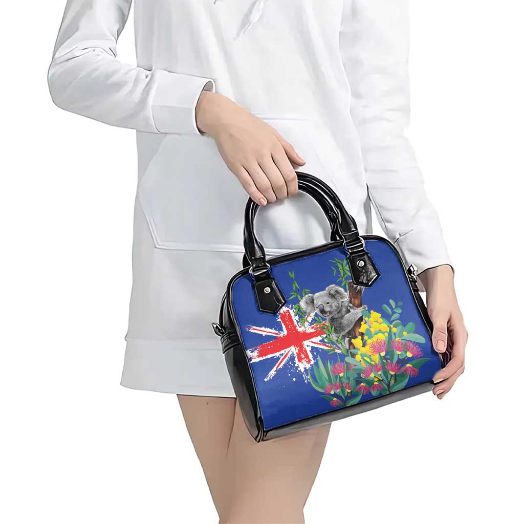 Australia Day Koala Shoulder Handbag Aussie Aussie Aussie Oi Oi Oi Blue Color - Aussie Hoodie