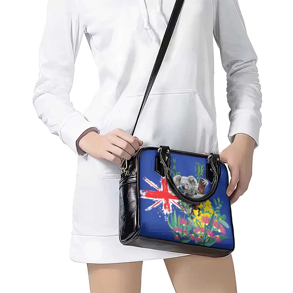 Australia Day Koala Shoulder Handbag Aussie Aussie Aussie Oi Oi Oi Blue Color - Aussie Hoodie