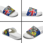 Australia Day Koala Slide Sandals Aussie Aussie Aussie Oi Oi Oi Blue Color - Aussie Hoodie