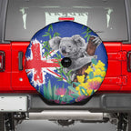 Australia Day Koala Spare Tire Cover Aussie Aussie Aussie Oi Oi Oi Blue Color - Aussie Hoodie