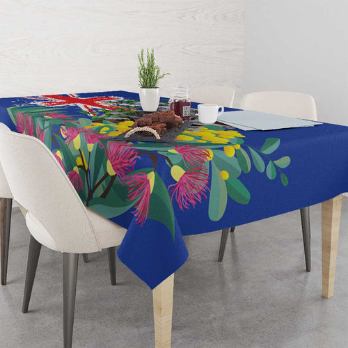 Australia Day Koala Tablecloth Aussie Aussie Aussie Oi Oi Oi Blue Color - Aussie Hoodie