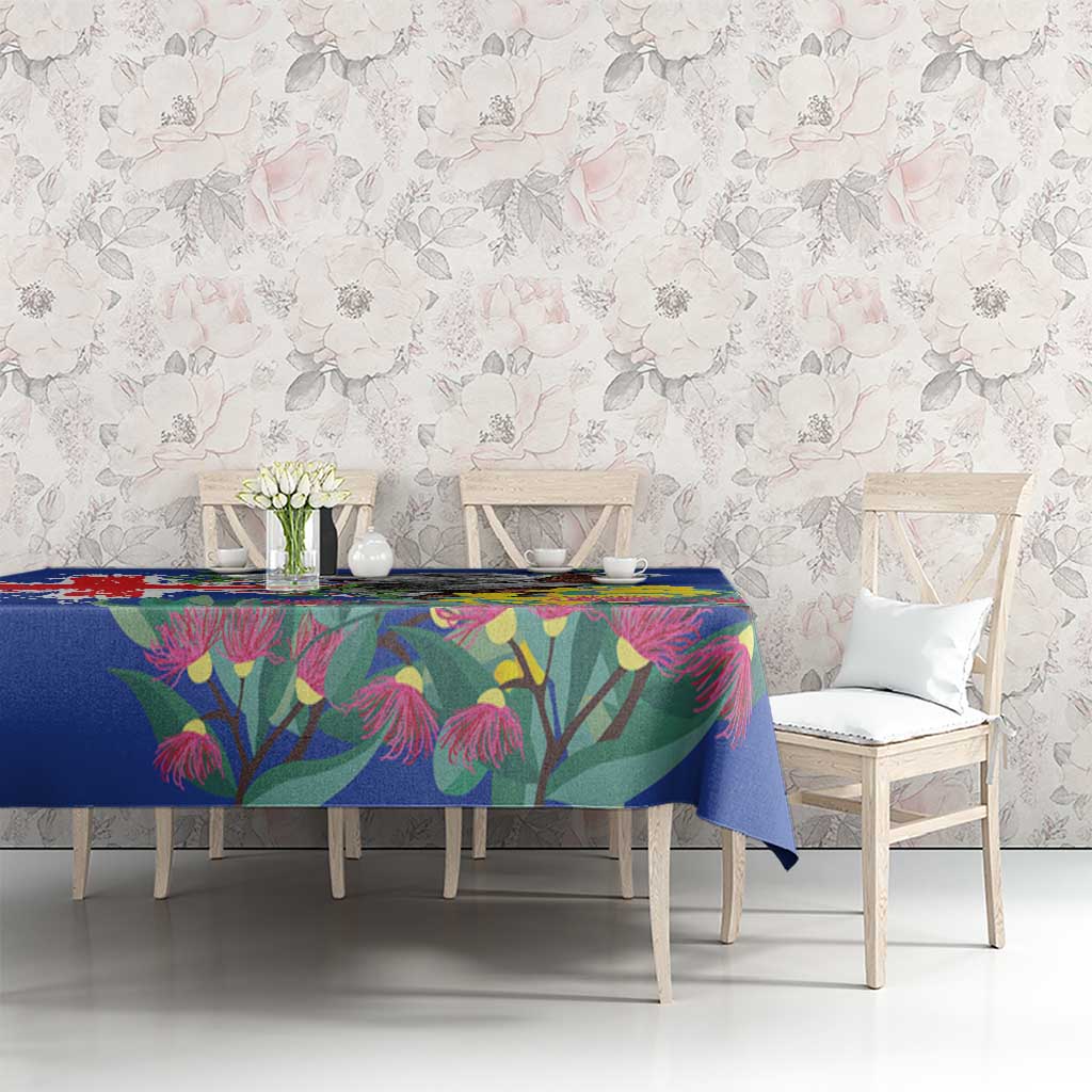 Australia Day Koala Tablecloth Aussie Aussie Aussie Oi Oi Oi Blue Color - Aussie Hoodie