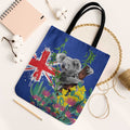 Australia Day Koala Tote Bag Aussie Aussie Aussie Oi Oi Oi Blue Color - Aussie Hoodie