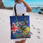 Australia Day Koala Tote Bag Aussie Aussie Aussie Oi Oi Oi Blue Color - Aussie Hoodie