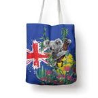 Australia Day Koala Tote Bag Aussie Aussie Aussie Oi Oi Oi Blue Color - Aussie Hoodie