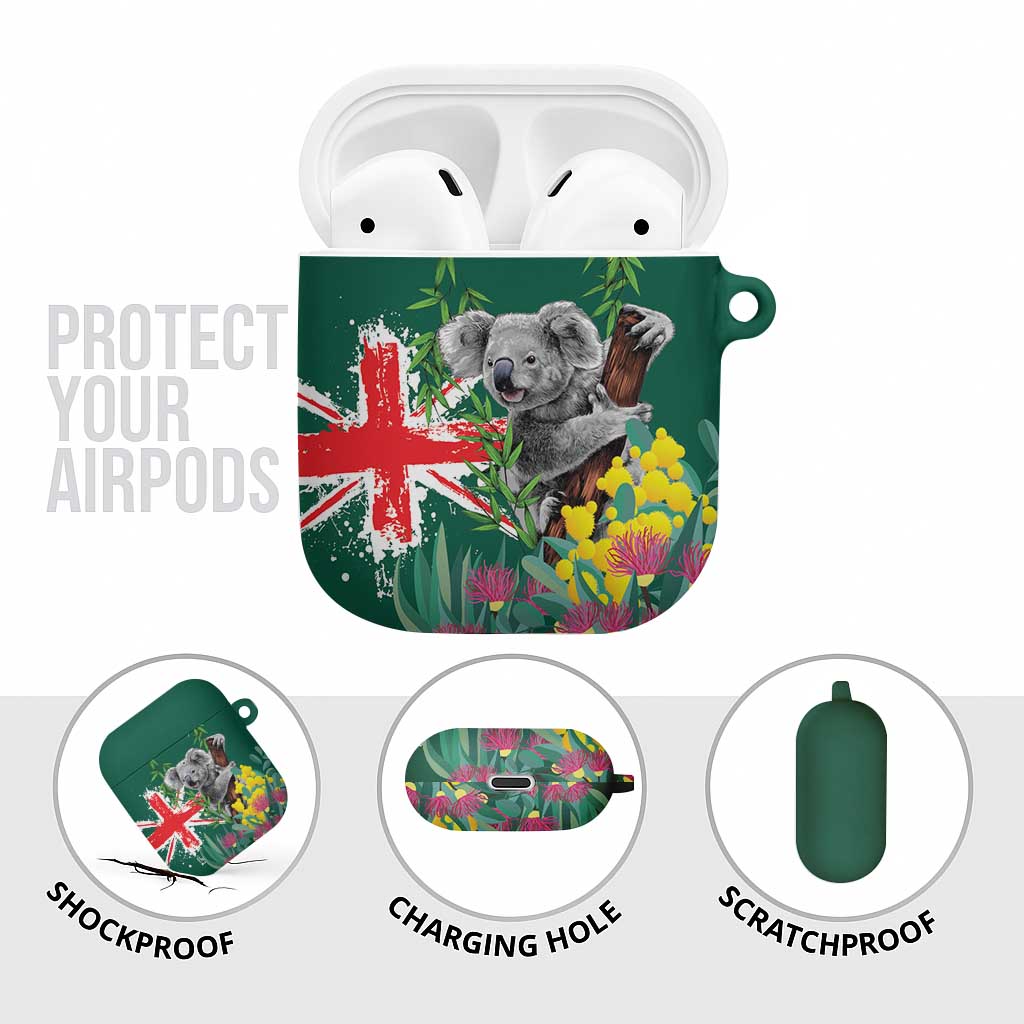 Australia Day Koala AirPods Case Aussie Aussie Aussie Oi Oi Oi National Color - Aussie Hoodie