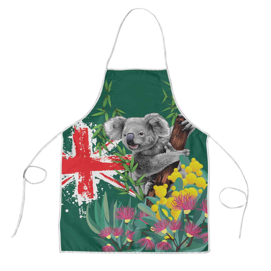 Australia Day Koala Apron Aussie Aussie Aussie Oi Oi Oi National Color - Aussie Hoodie