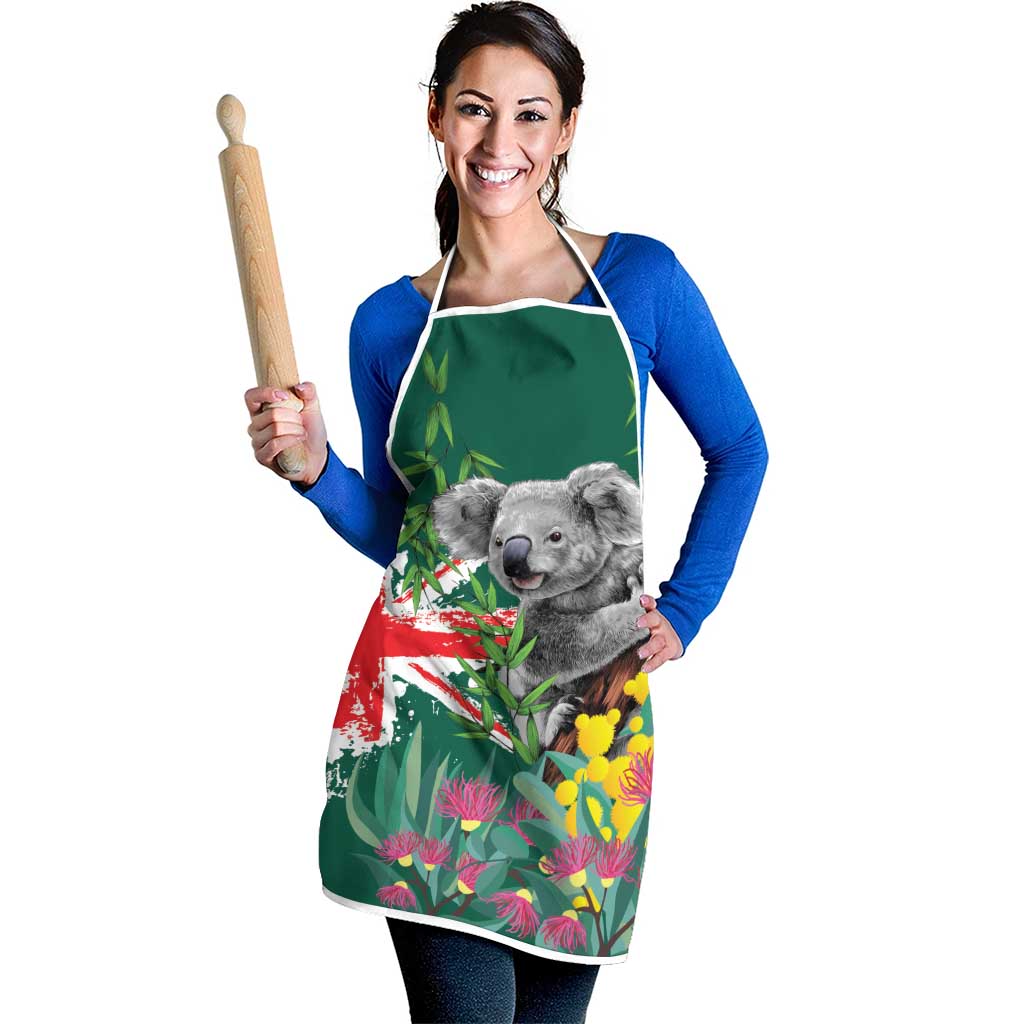 Australia Day Koala Apron Aussie Aussie Aussie Oi Oi Oi National Color - Aussie Hoodie