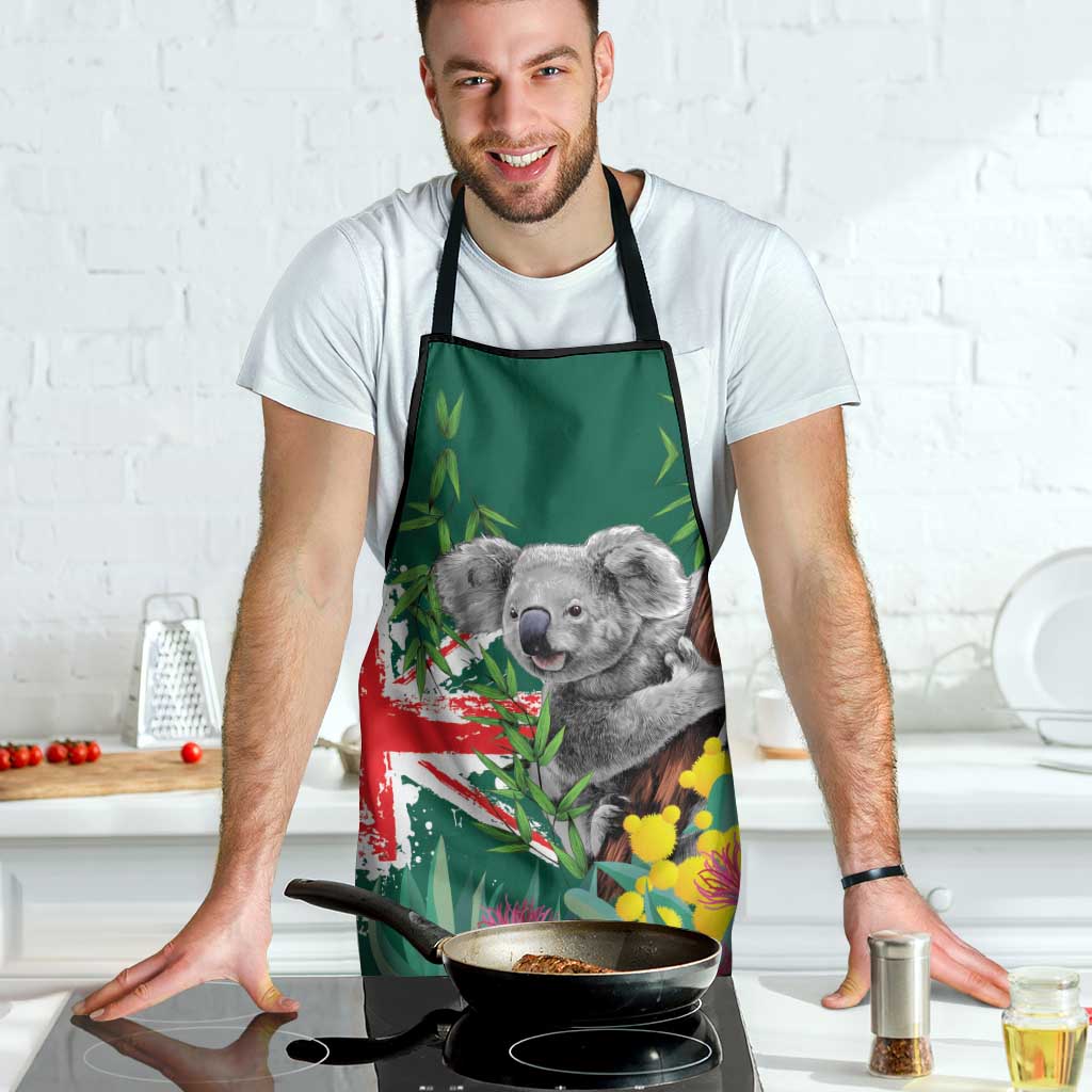 Australia Day Koala Apron Aussie Aussie Aussie Oi Oi Oi National Color - Aussie Hoodie