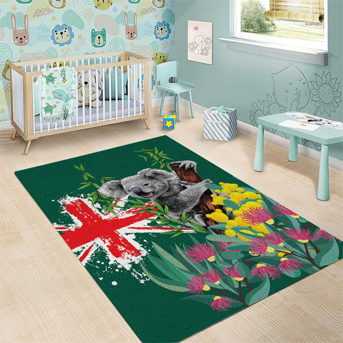 Australia Day Koala Area Rug Aussie Aussie Aussie Oi Oi Oi National Color - Aussie Hoodie
