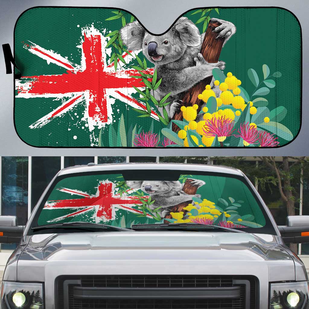 Australia Day Koala Auto Sun Shade Aussie Aussie Aussie Oi Oi Oi National Color - Aussie Hoodie