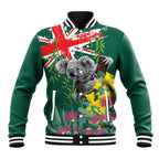 Australia Day Koala Baseball Jacket Aussie Aussie Aussie Oi Oi Oi National Color - Aussie Hoodie