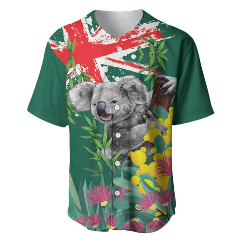 Australia Day Koala Baseball Jersey Aussie Aussie Aussie Oi Oi Oi National Color - Aussie Hoodie