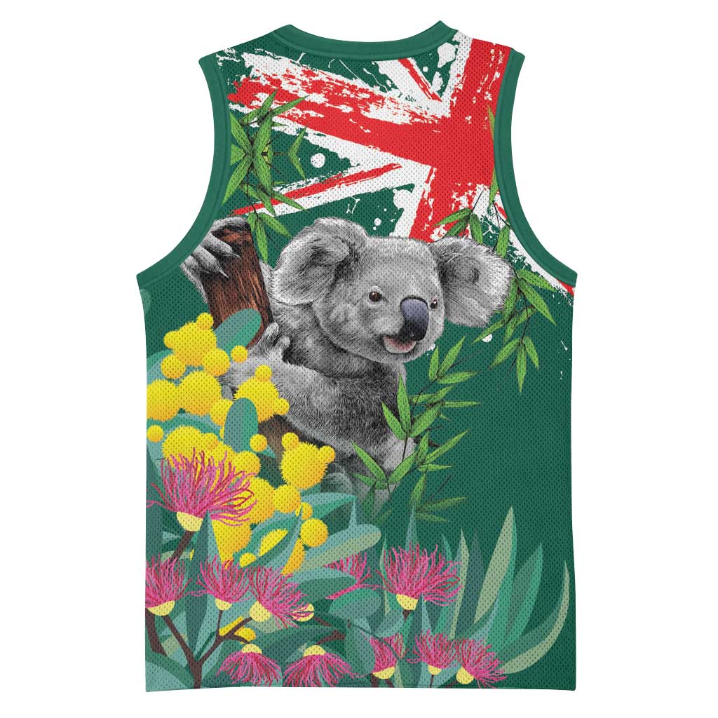 Australia Day Koala Basketball Jersey Aussie Aussie Aussie Oi Oi Oi National Color - Aussie Hoodie