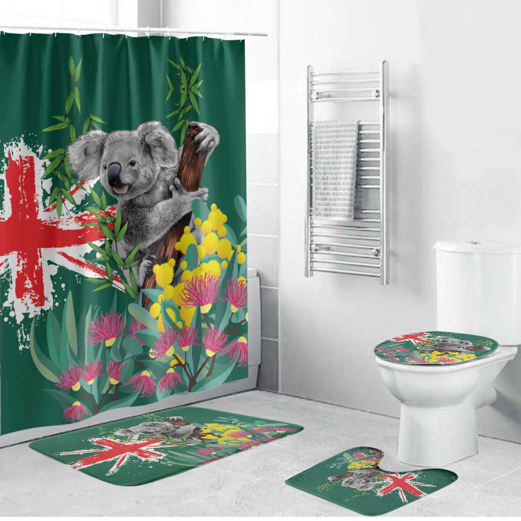 Australia Day Koala Bathroom Set Aussie Aussie Aussie Oi Oi Oi National Color - Aussie Hoodie