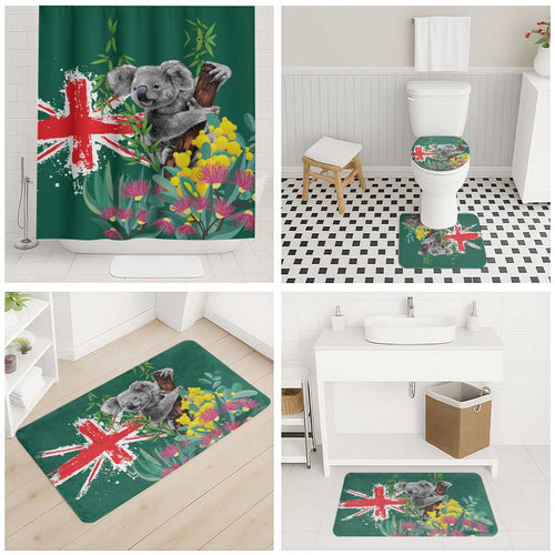 Australia Day Koala Bathroom Set Aussie Aussie Aussie Oi Oi Oi National Color - Aussie Hoodie