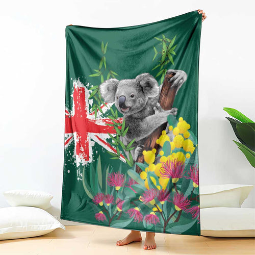 Australia Day Koala Blanket Aussie Aussie Aussie Oi Oi Oi National Color - Aussie Hoodie