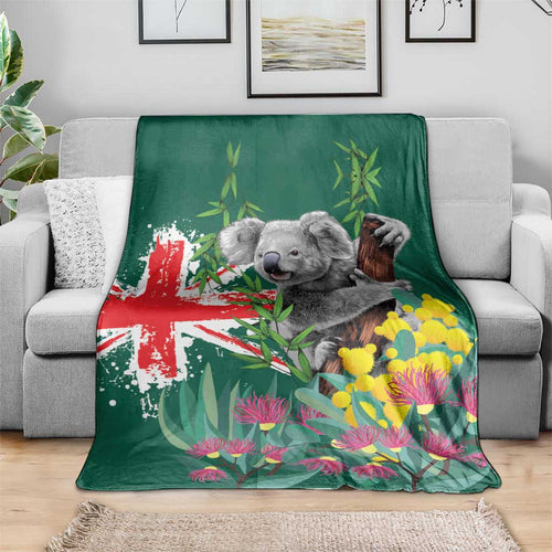 Australia Day Koala Blanket Aussie Aussie Aussie Oi Oi Oi National Color - Aussie Hoodie