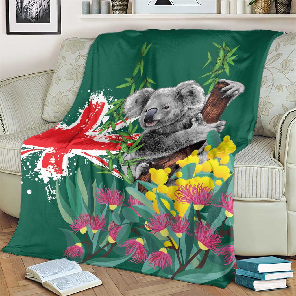Australia Day Koala Blanket Aussie Aussie Aussie Oi Oi Oi National Color - Aussie Hoodie
