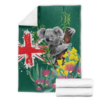 Australia Day Koala Blanket Aussie Aussie Aussie Oi Oi Oi National Color - Aussie Hoodie