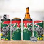 Australia Day Koala 4 in 1 Can Cooler Tumbler Aussie Aussie Aussie Oi Oi Oi National Color - Aussie Hoodie