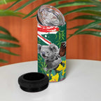 Australia Day Koala 4 in 1 Can Cooler Tumbler Aussie Aussie Aussie Oi Oi Oi National Color - Aussie Hoodie