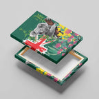 Australia Day Koala Canvas Wall Art Aussie Aussie Aussie Oi Oi Oi National Color - Aussie Hoodie